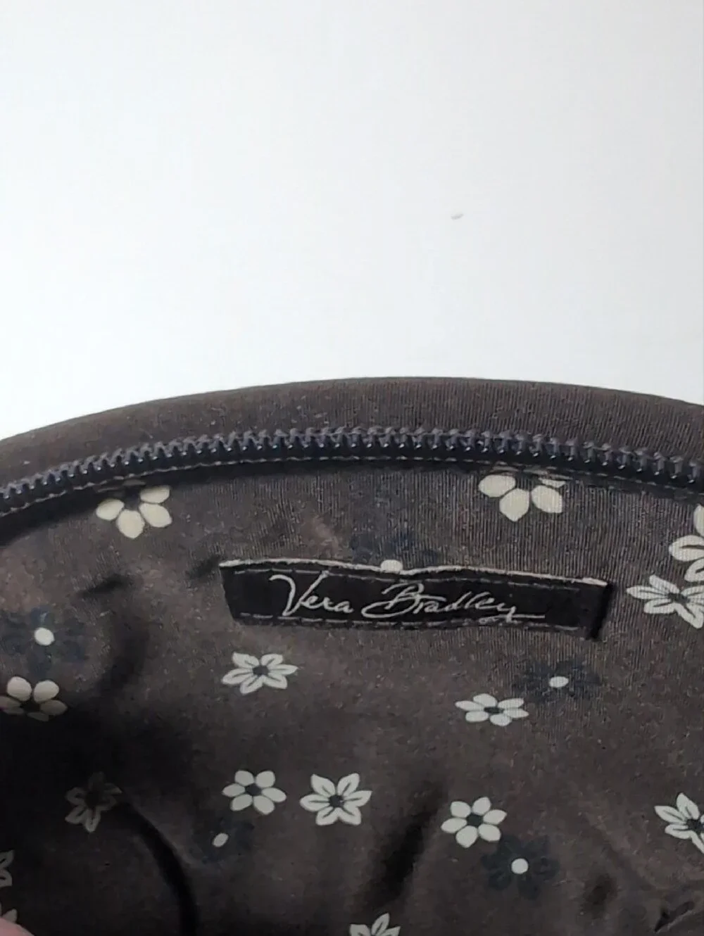 Vera Bradley Quilted Brown Women’s Cosmetic Bag - Stylish Travel Pouch